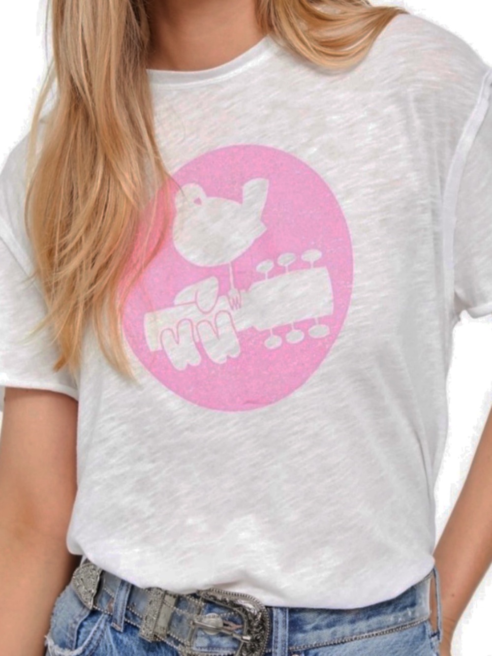 We The Free Woodstock Clarity Boho Graphic Tee Size Small